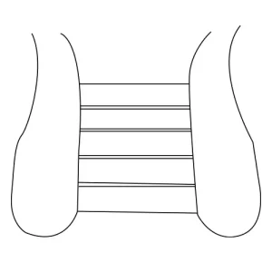 kunststof tete-a-tete recht